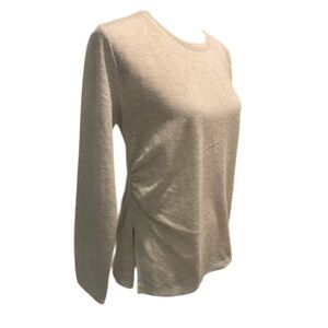 Sanctuary Women’s Gray Long Sleeve Crew Shirt New M-L